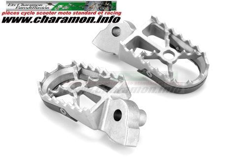 paire de repose pieds pour yamaha 85 125 250 450 YZ YZF et gasgas 125 200 250 300 - Image 3
